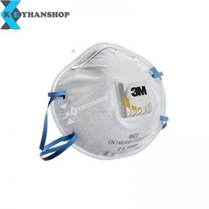 قیمت خرید و مشخصات ماسک تنفسی FFP2 سوپاپ دار 3M مدل 8822 کد 1170