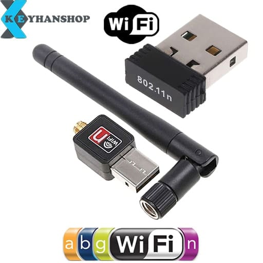 دانگل وای فای USB تلویزیون، رسیور و کامپیوتر با پورت یو اس بی WiFi