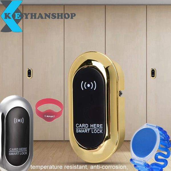انواع قفل هوشمند کمد باشگاه و کلید RFID دستبندی قفل الکترونیک استخری